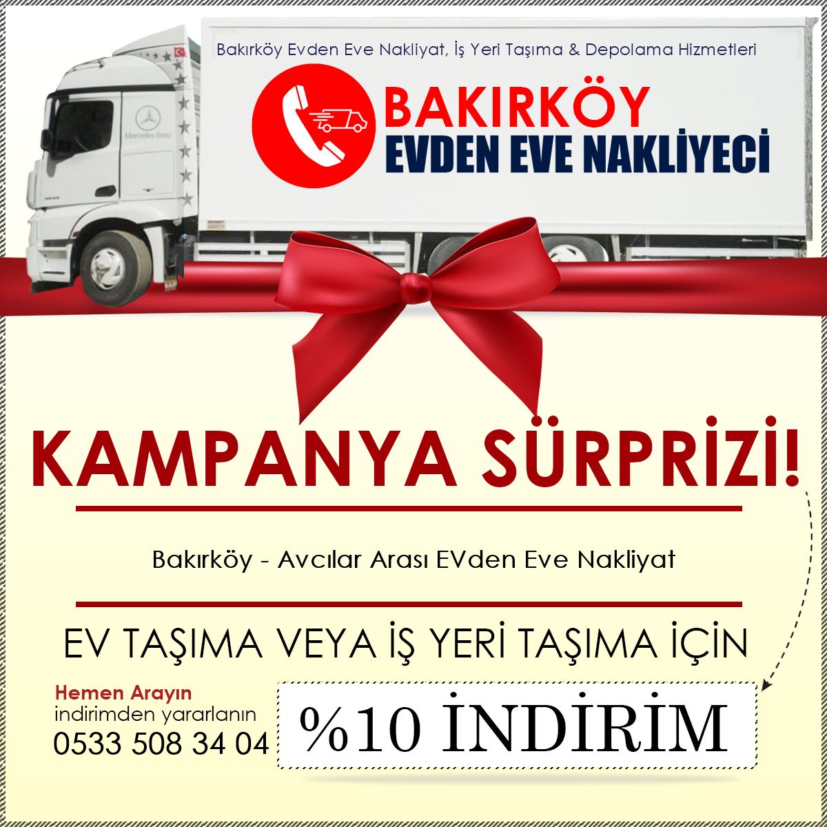 Bakırköy - Avcılar Arası EVden Eve Nakliyat
