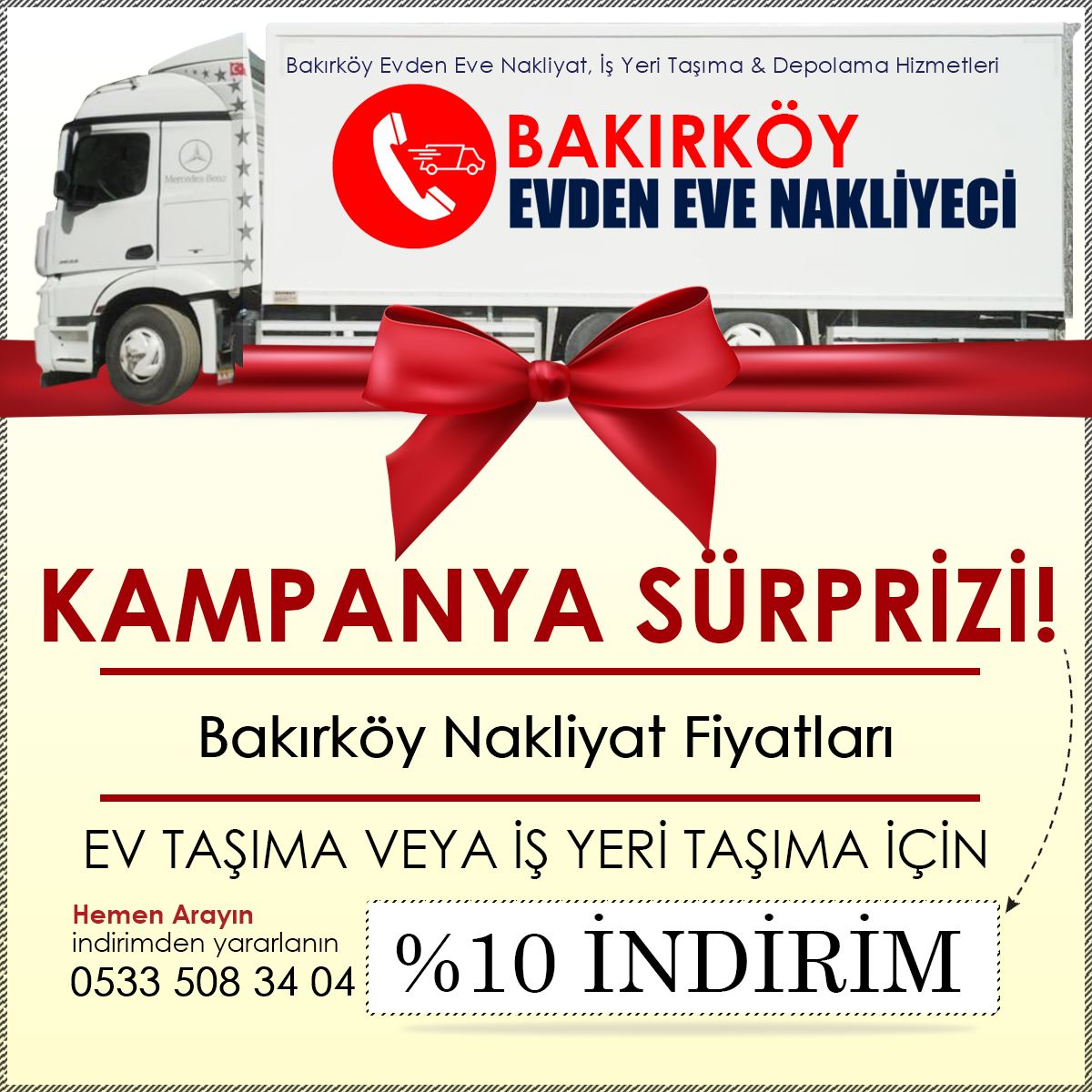 Bakırköy Nakliyat Fiyatları