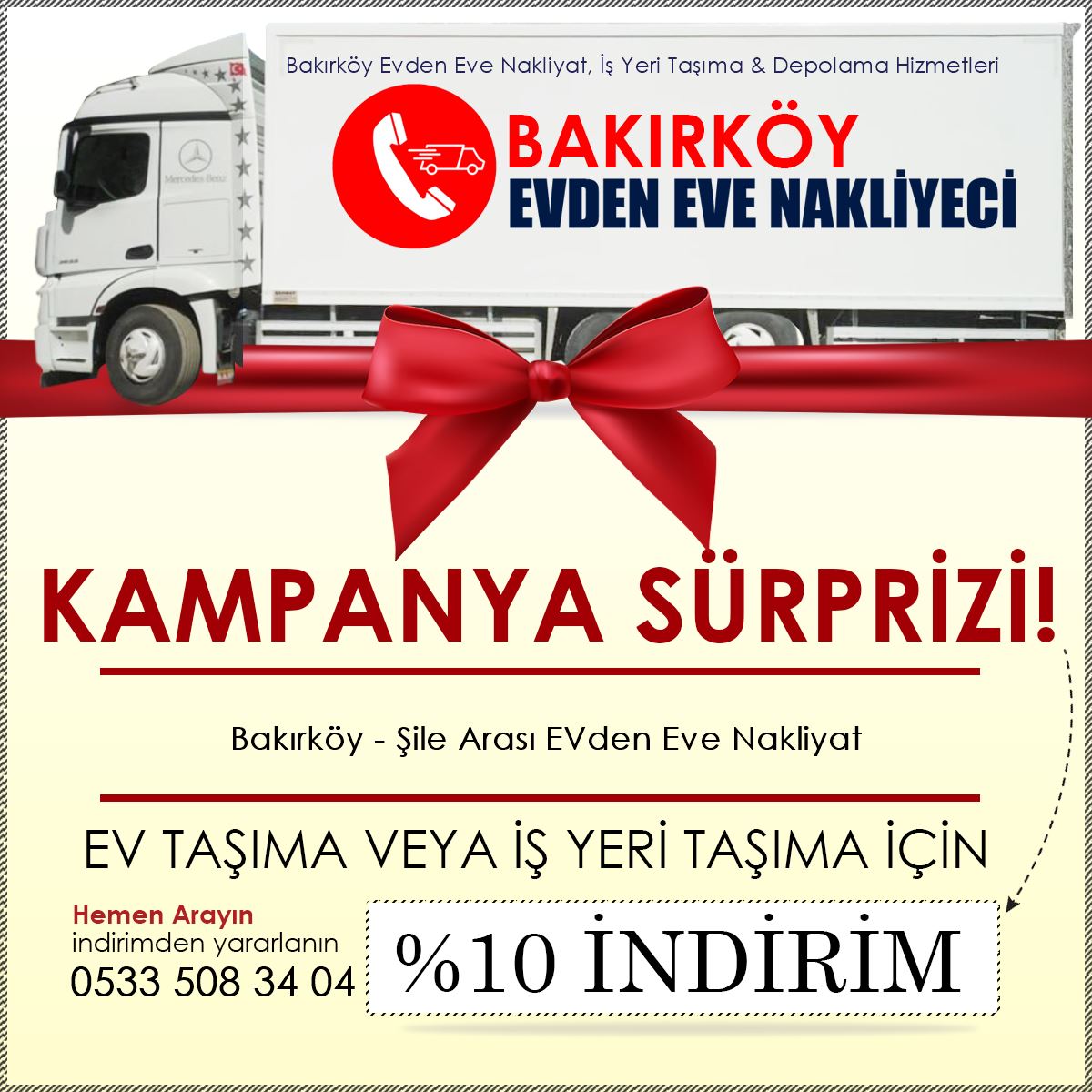 Bakırköy - Şile Arası EVden Eve Nakliyat